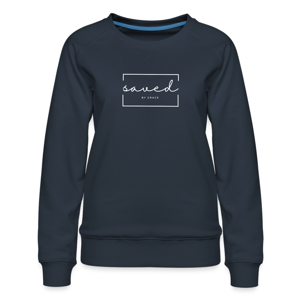 Saved Women’s Premium Sweatshirt - navy