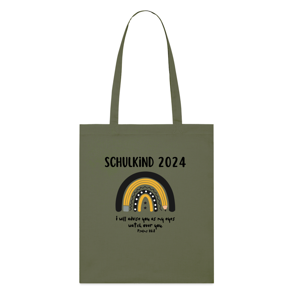 Schulkind 2024 Organic Tote Bag - khaki