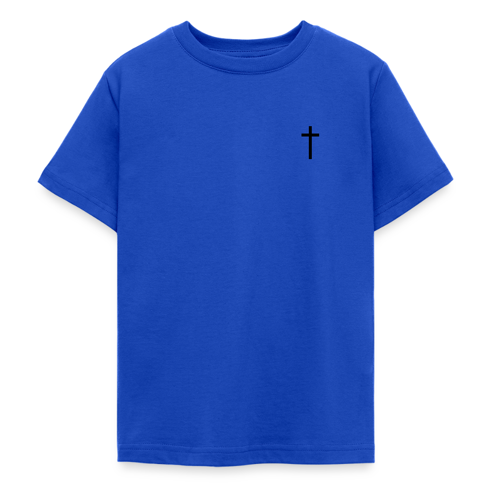 Cross Teenage T-Shirt - royal blue