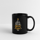 Christmas Panoramic Mug - black