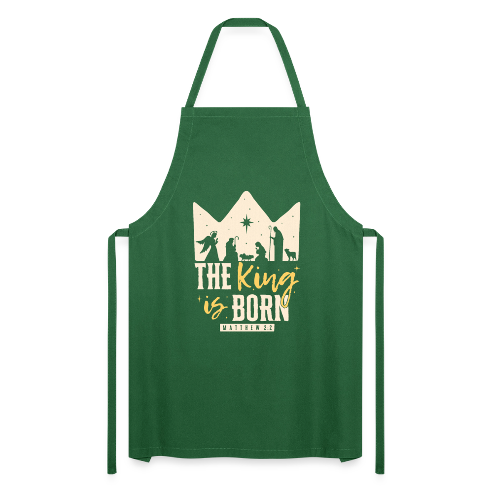 Christmas Cooking Apron - green