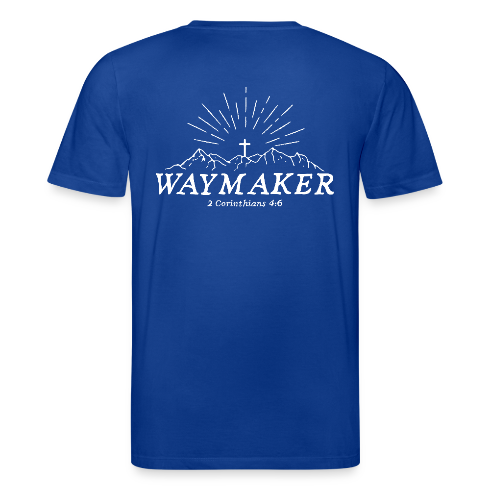 Waymaker Unisex Organic T-Shirt - majorelle blue