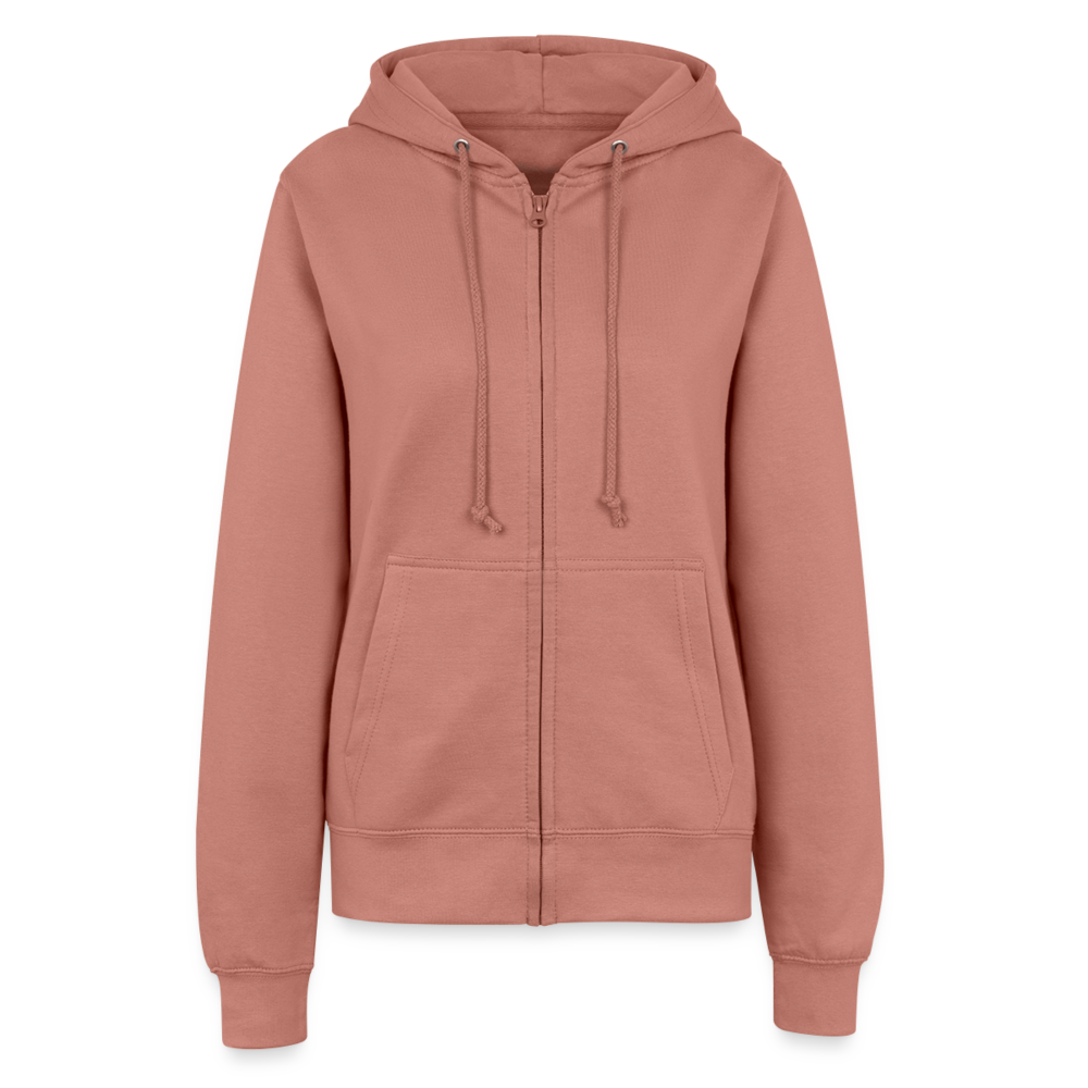 Loved Women’s Hooded Jacket (zipped) - dusky rose