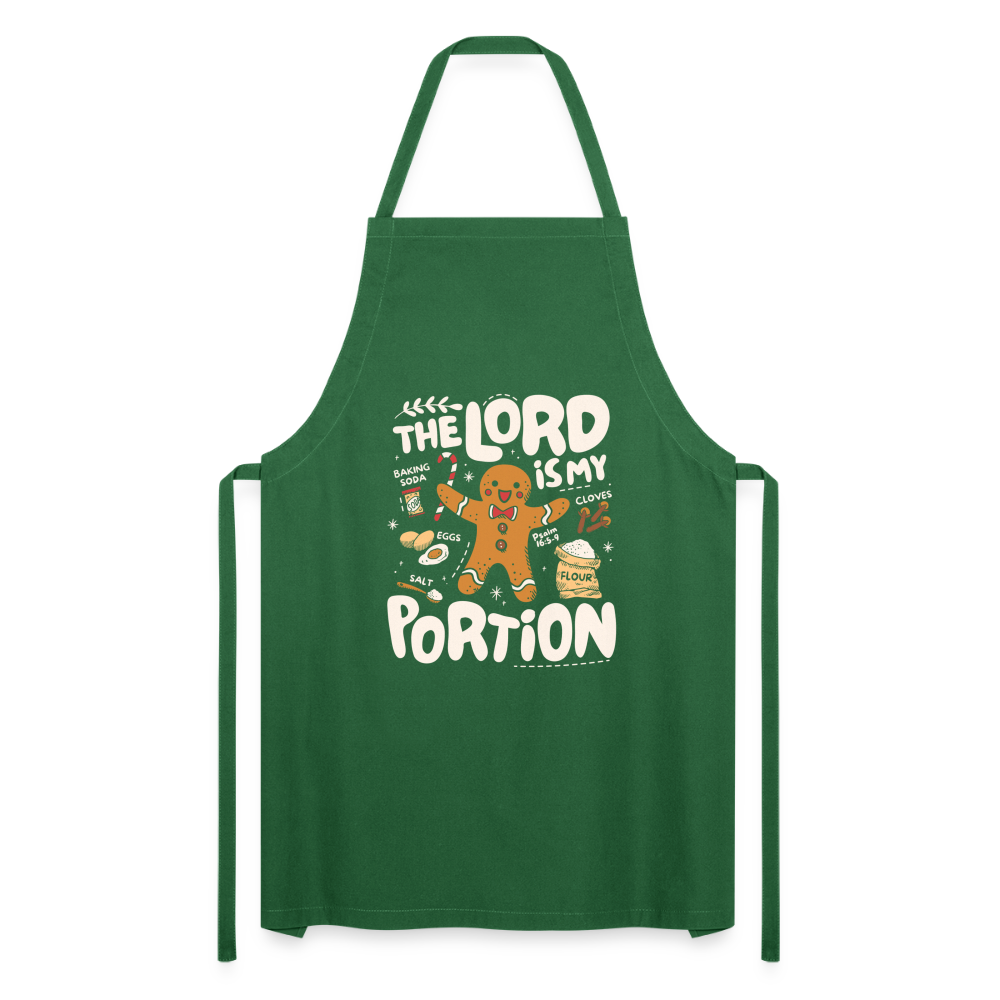 Christmas Cooking Apron - green