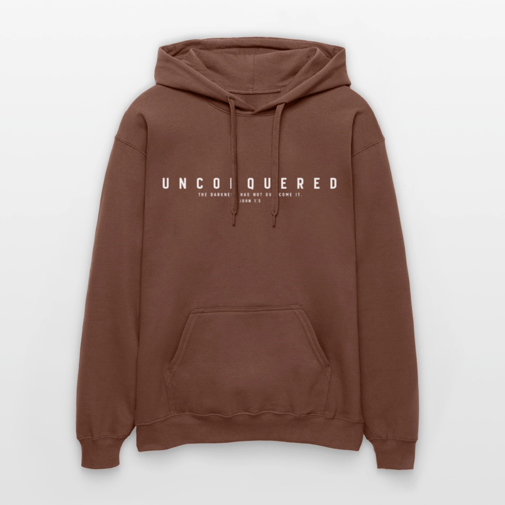 Unconquered Unisex Softstyle® Midweight Hoodie - cocoa