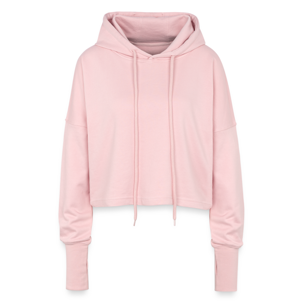 Image of God Cropped Women’s Hoodie - light pink