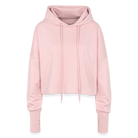 Image of God Cropped Women’s Hoodie - light pink