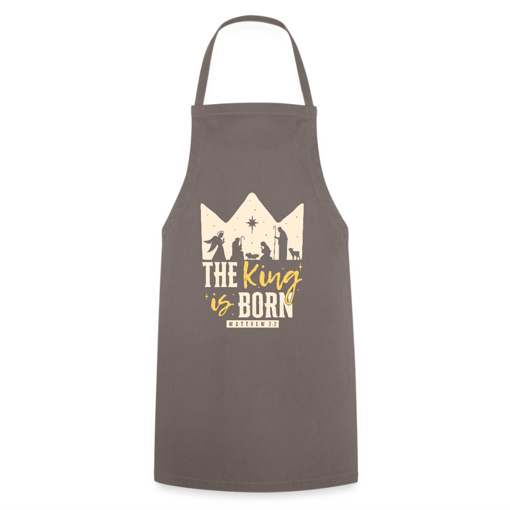 Christmas Cooking Apron - grey