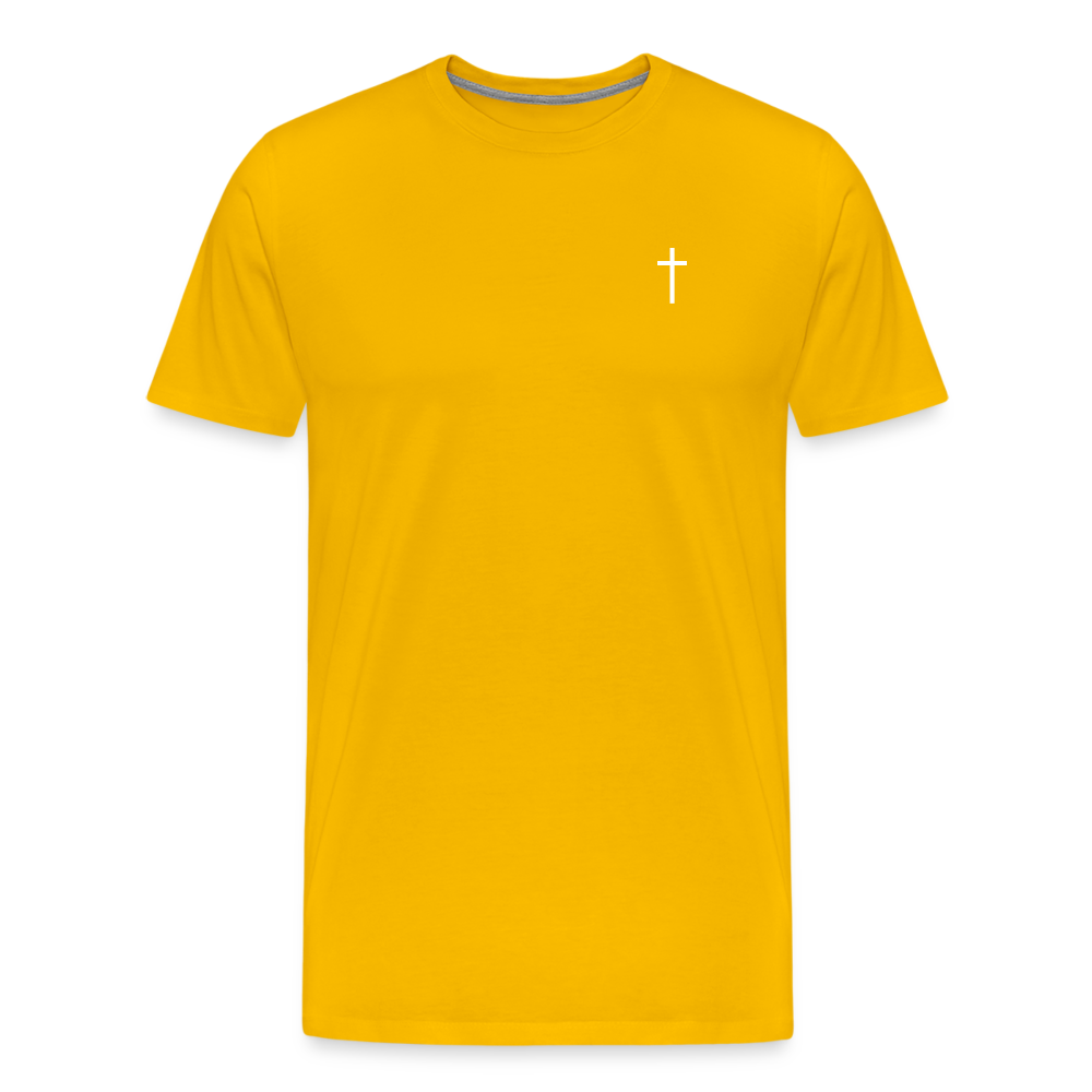 Cross Men’s Premium T-Shirt - sun yellow