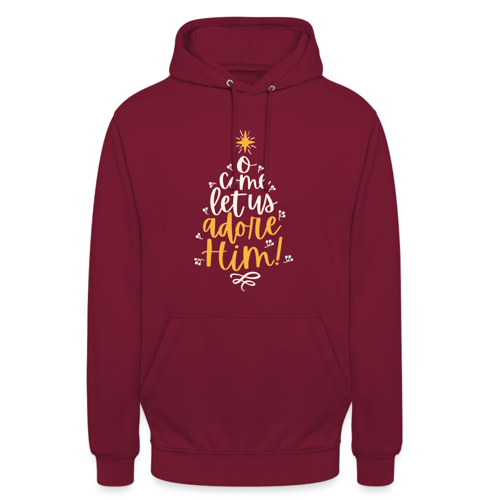 Christmas Unisex Hoodie - bordeaux