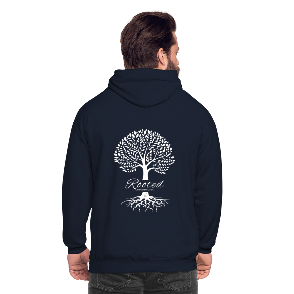 Rooted Unisex Hoodie - navy