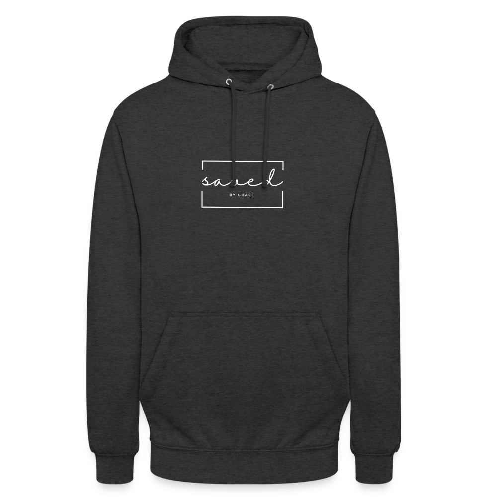 Saved by grace Unisex Hoodie - charcoal grey