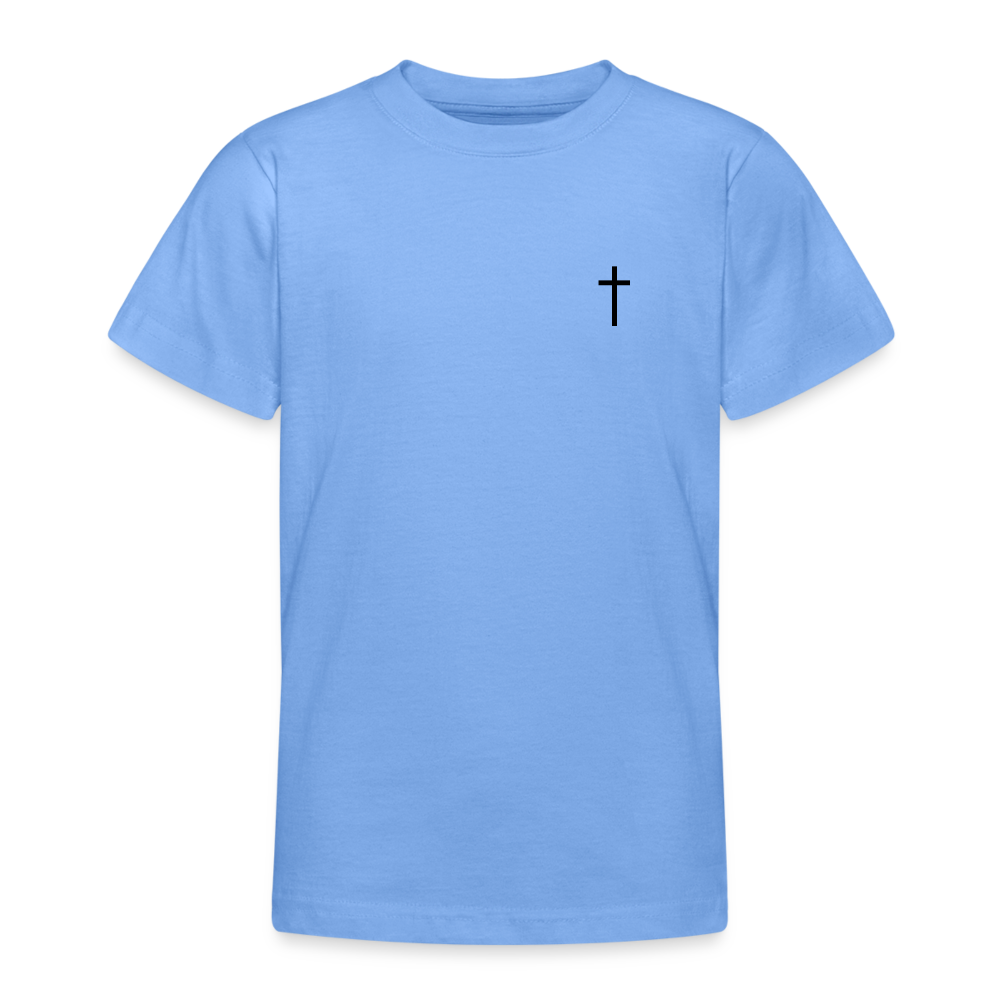 Cross Teenage T-Shirt - sky blue