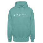 Forgiven Unisex Hoodie - pastel turquoise