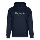 Blessed Unisex Organic Hoodie by Stanley & Stella - navy