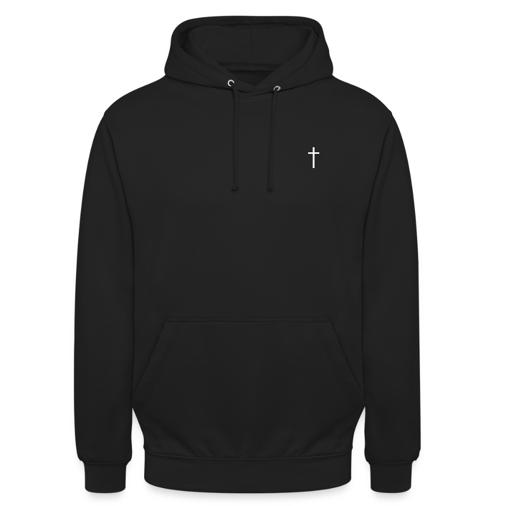 Cross Unisex Hoodie - black