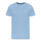 Cross Men’s Premium T-Shirt - sky