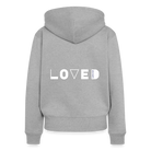 Loved Women’s Hooded Jacket (zipped) - heather grey