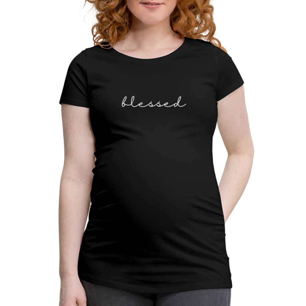 Blessed Women’s Pregnancy T-Shirt - black