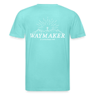 Waymaker Unisex Organic T-Shirt - pool blue