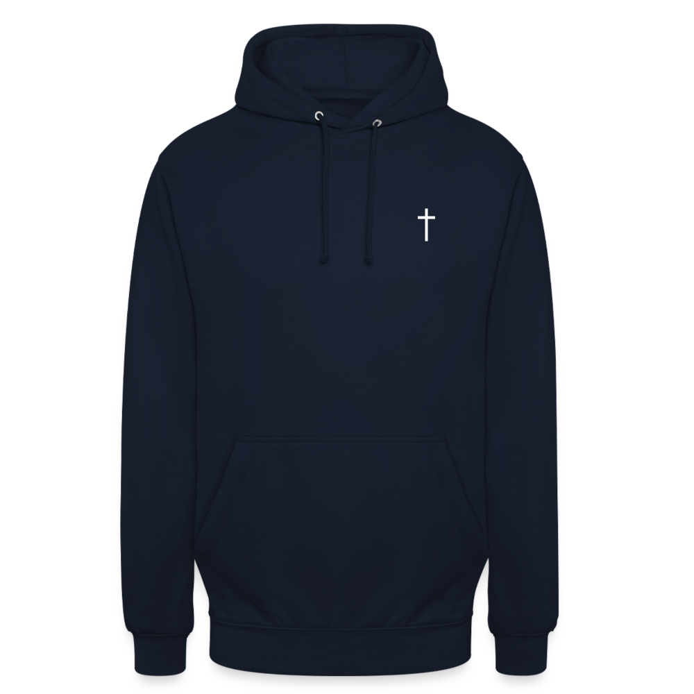 Cross Unisex Hoodie - navy