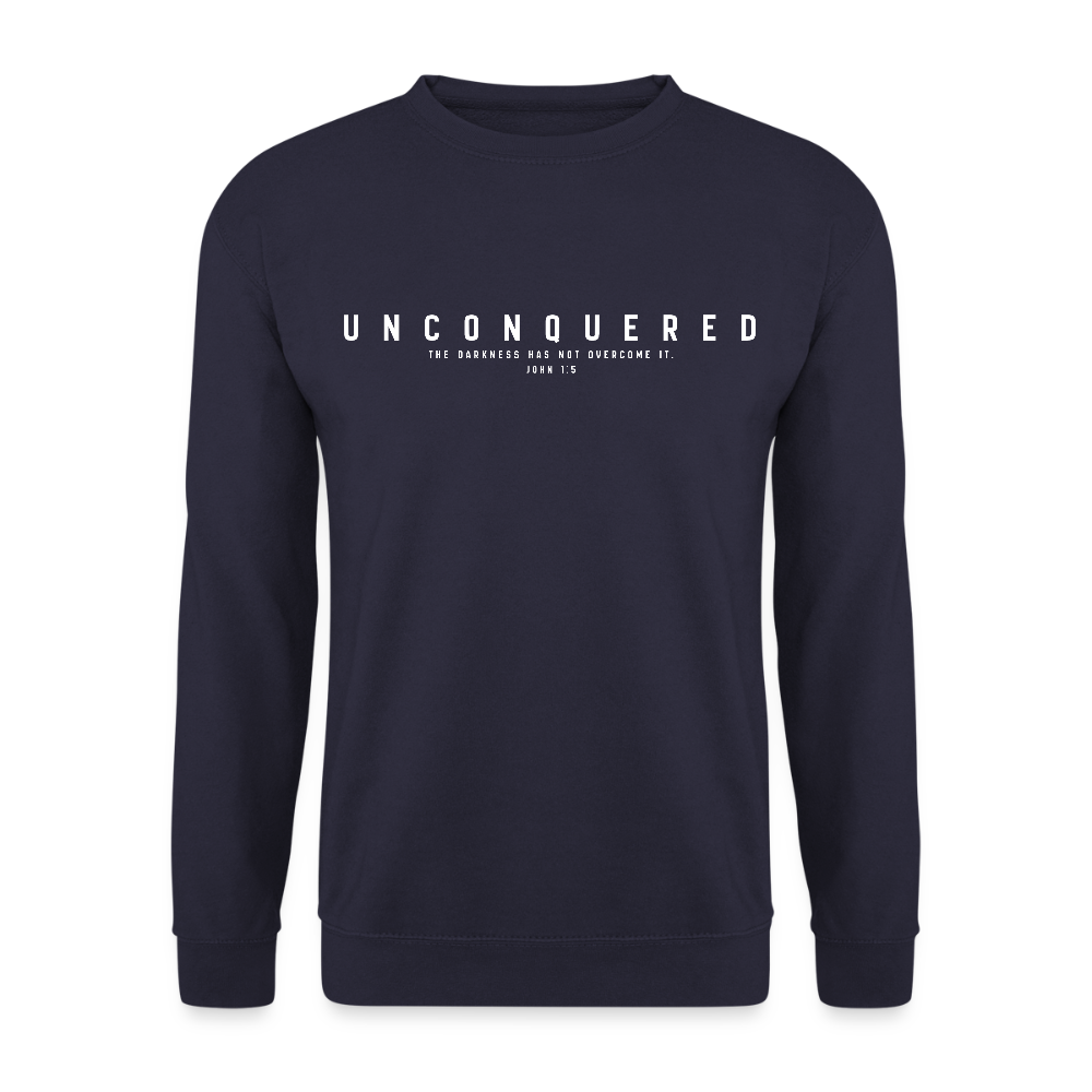Unconquered Unisex Sweatshirt - navy