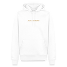 Jesus is King Men’s Premium Hoodie - white