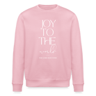 Joy to the world Unisex Organic Sweatshirt - cotton pink