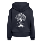 Rooted Women’s Zip Hooded Jacket - navy