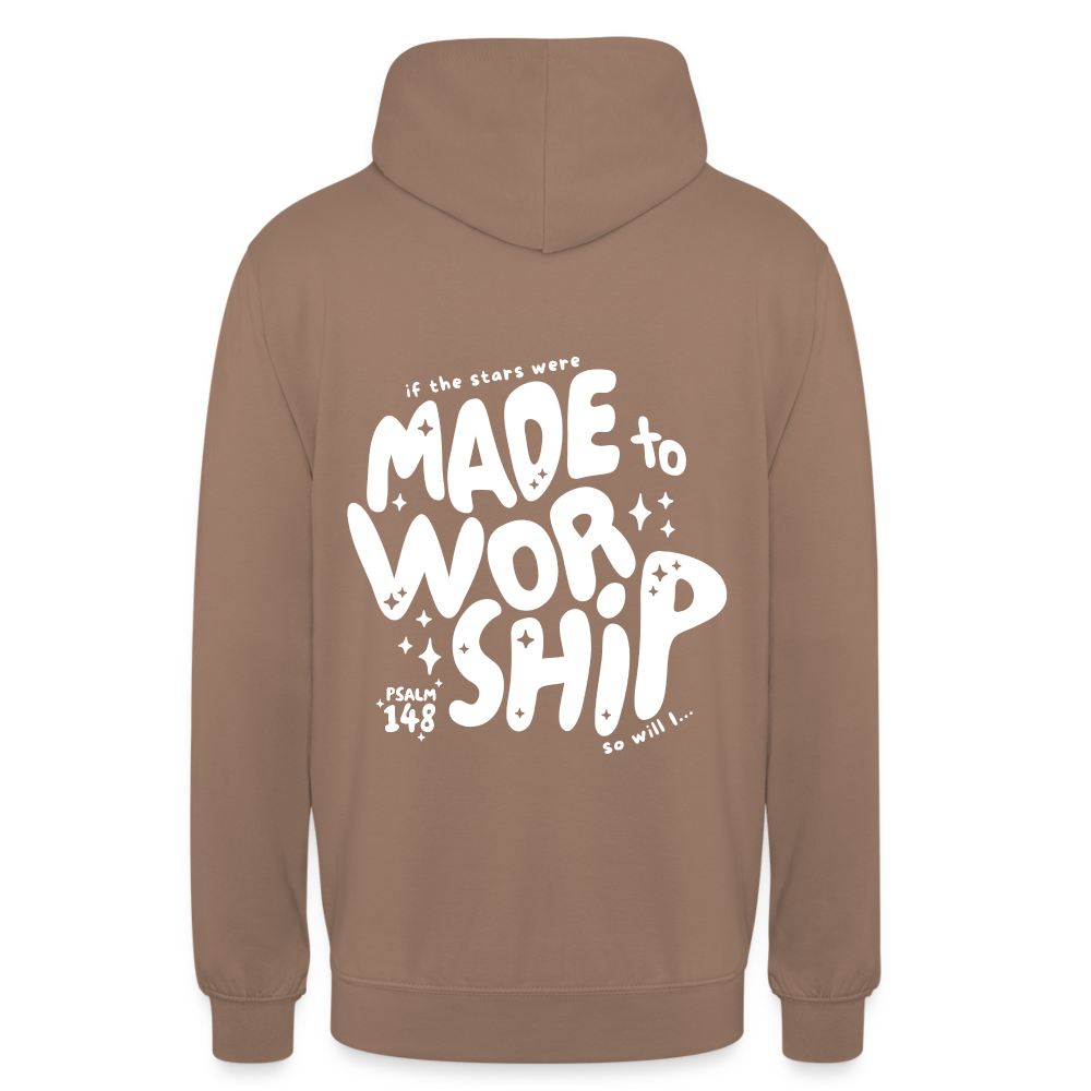 Made to Worship Unisex Hoodie - mocha