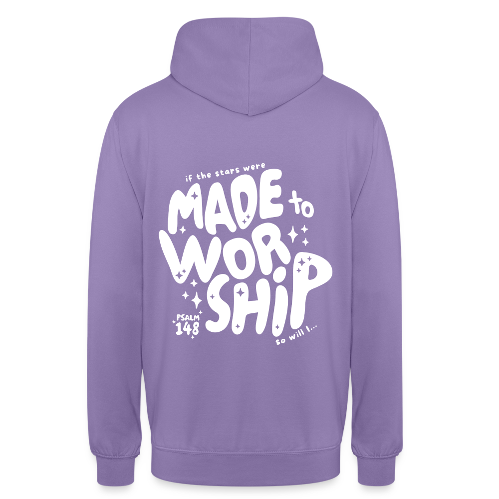 Made to Worship Unisex Hoodie - lavender