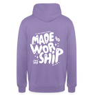 Made to Worship Unisex Hoodie - lavender