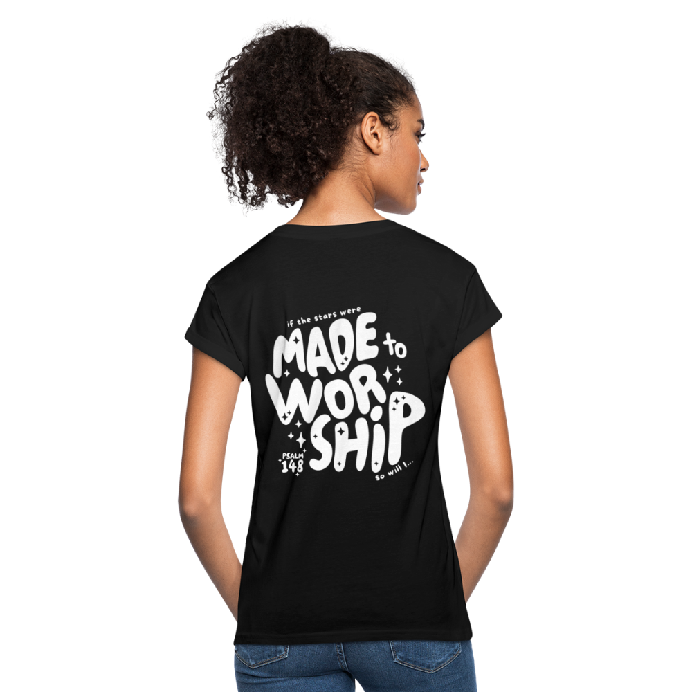 Made to Worship Women’s Oversize T-Shirt - black