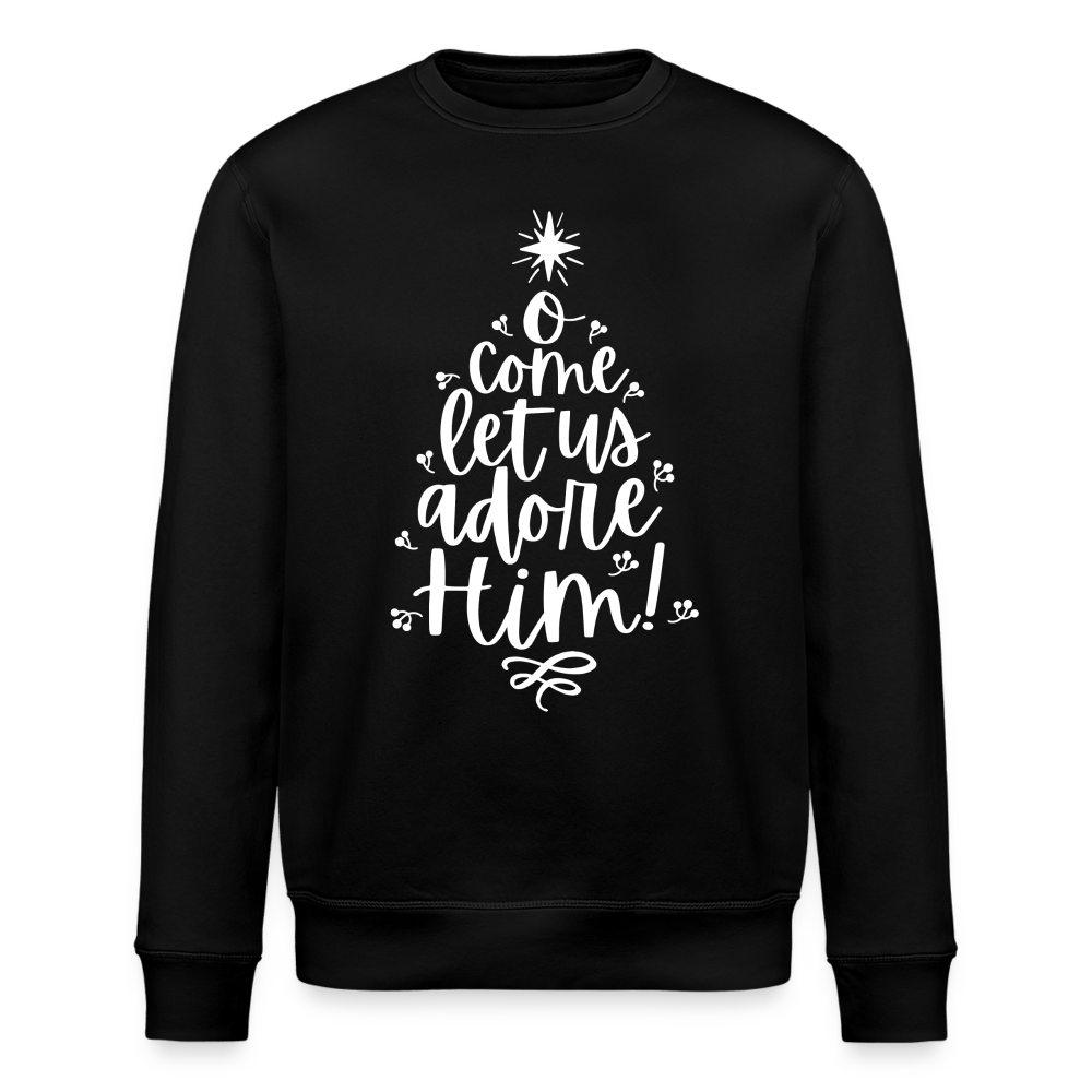 Christmas Unisex Organic Sweatshirt - black