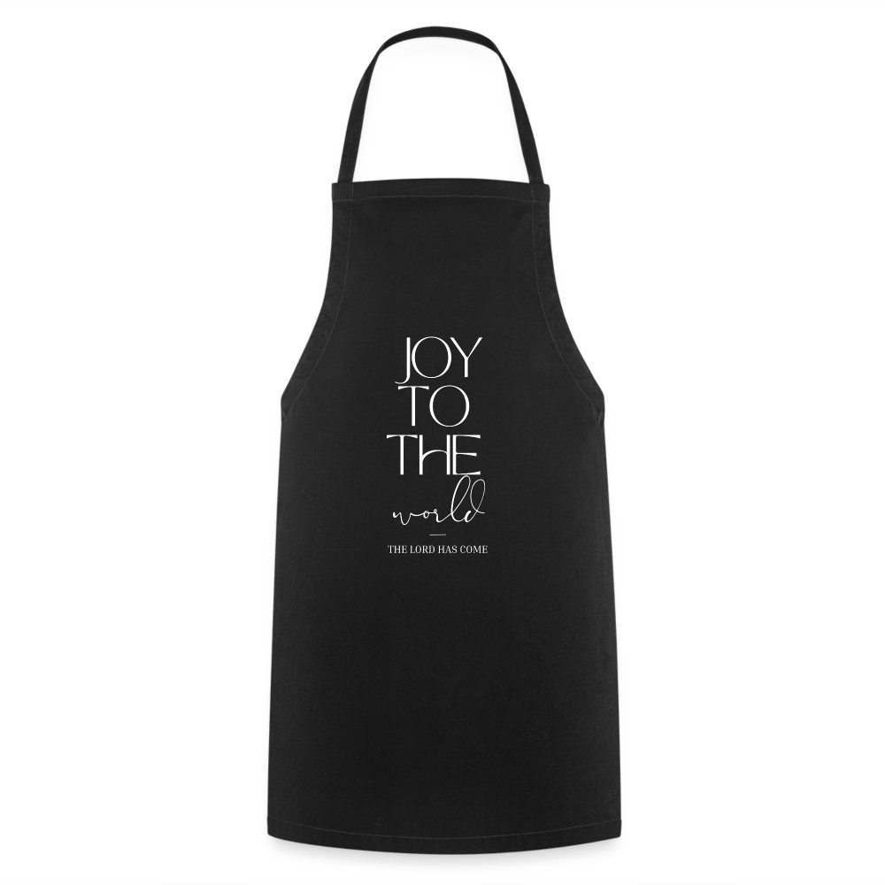 Joy to the world Cooking Apron - black