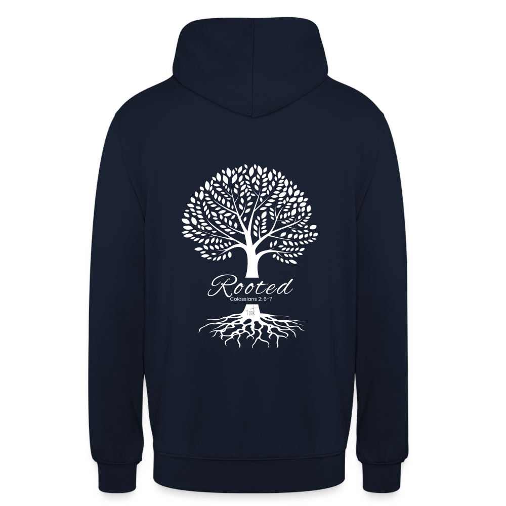 Rooted Unisex Hoodie - navy