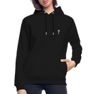 Cross Unisex Organic Hoodie - black