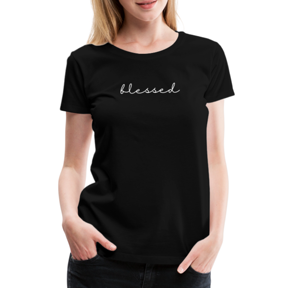 Blessed Women’s Premium T-Shirt - black