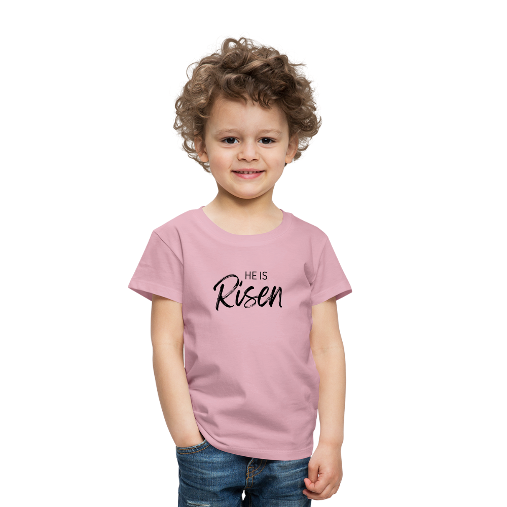 He is Risen Kids' Premium T-Shirt - rose shadow