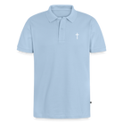 Cross Organic Unisex Polo Shirt - light blue