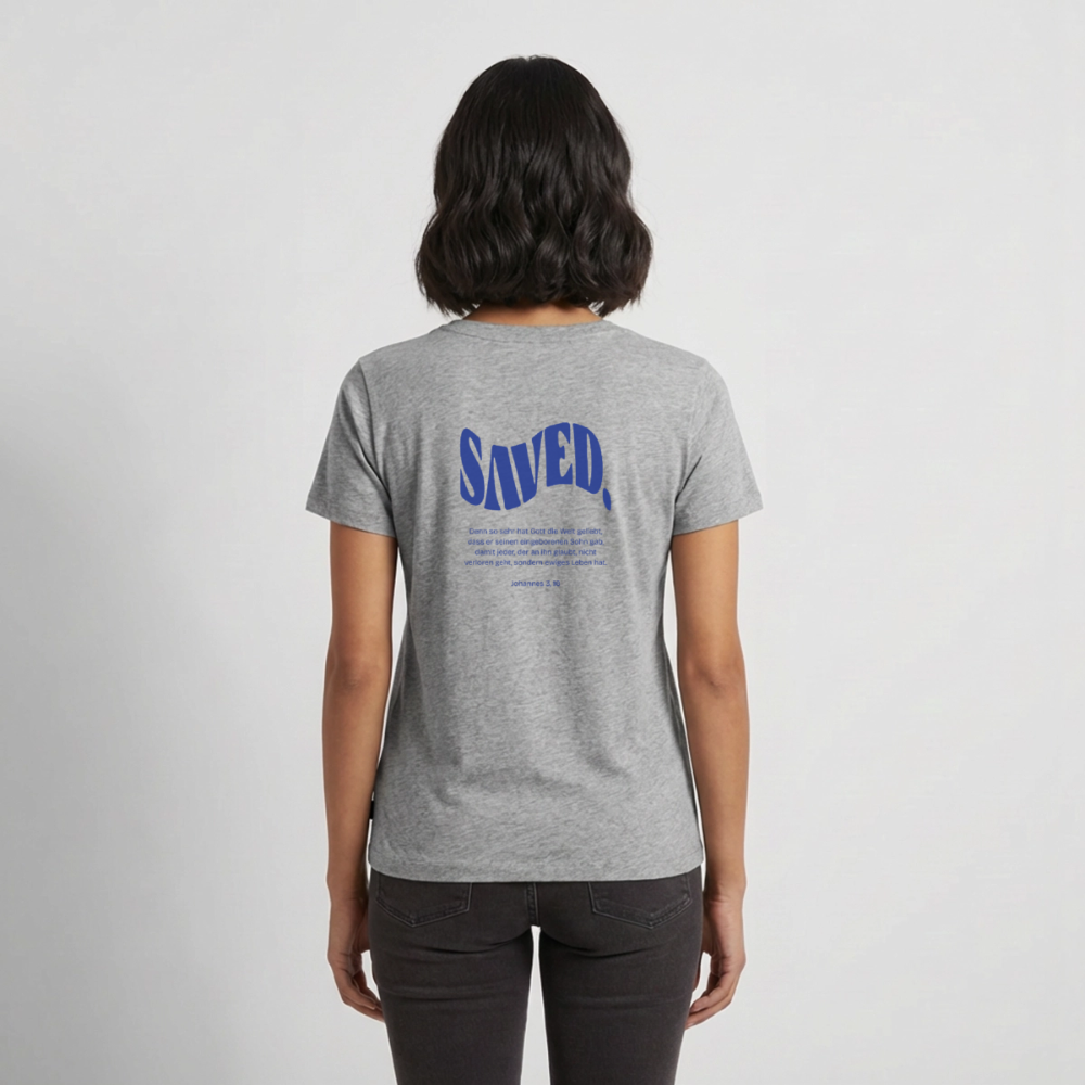 Saved Women’s Premium T-Shirt - heather grey