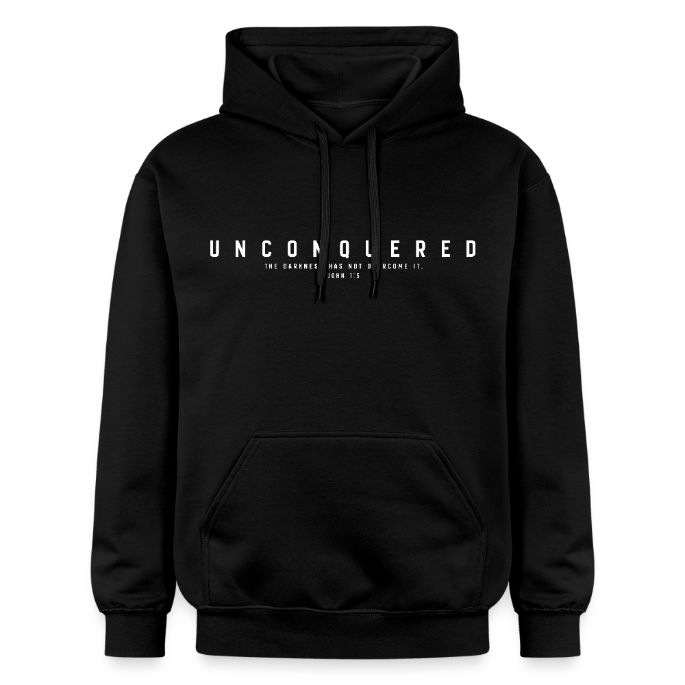 Unconquered Unisex Softstyle® Midweight Hoodie - black