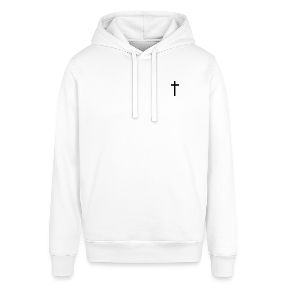 Cross Unisex Hoodie - white
