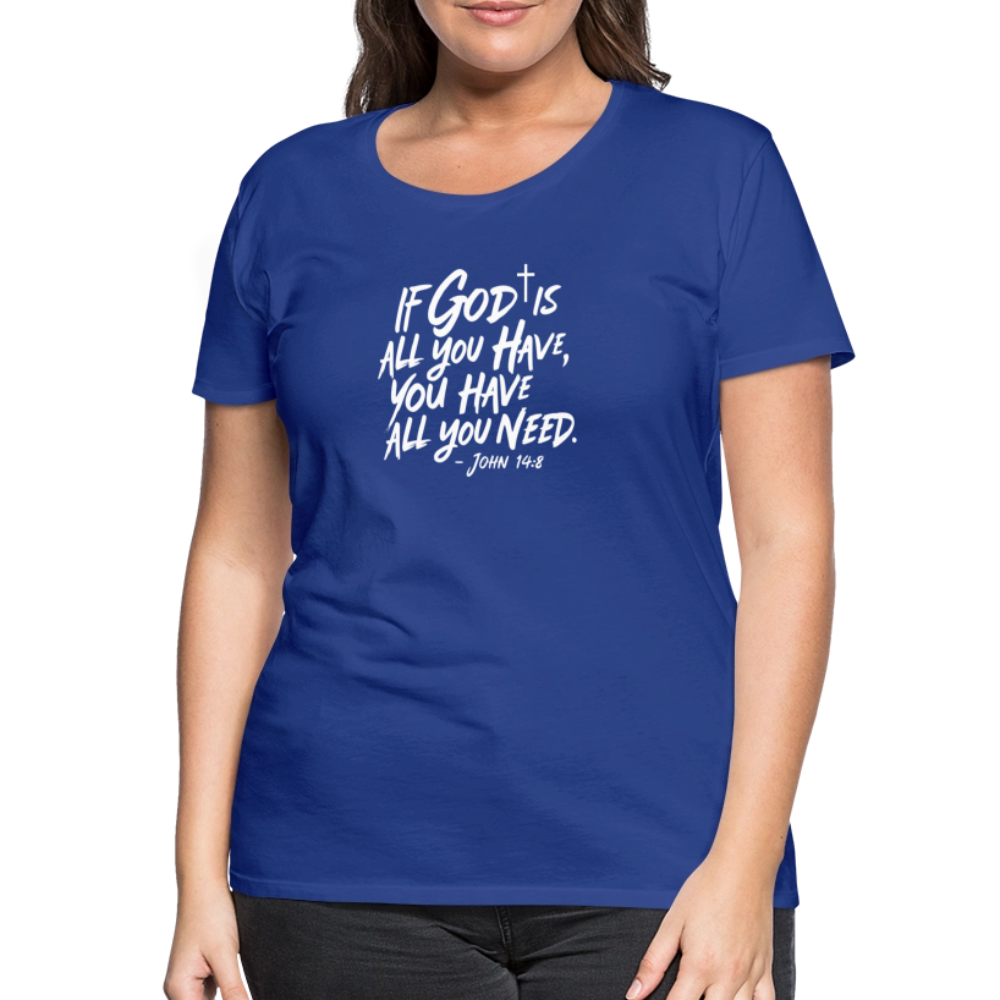 Chosen Women’s Premium T-Shirt - royal blue