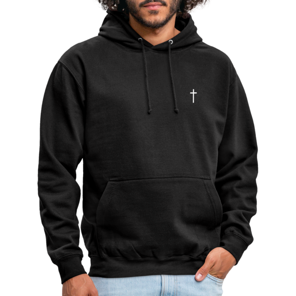 Cross Unisex Hoodie - black