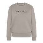 Forgiven Women’s Premium Sweatshirt - taupe