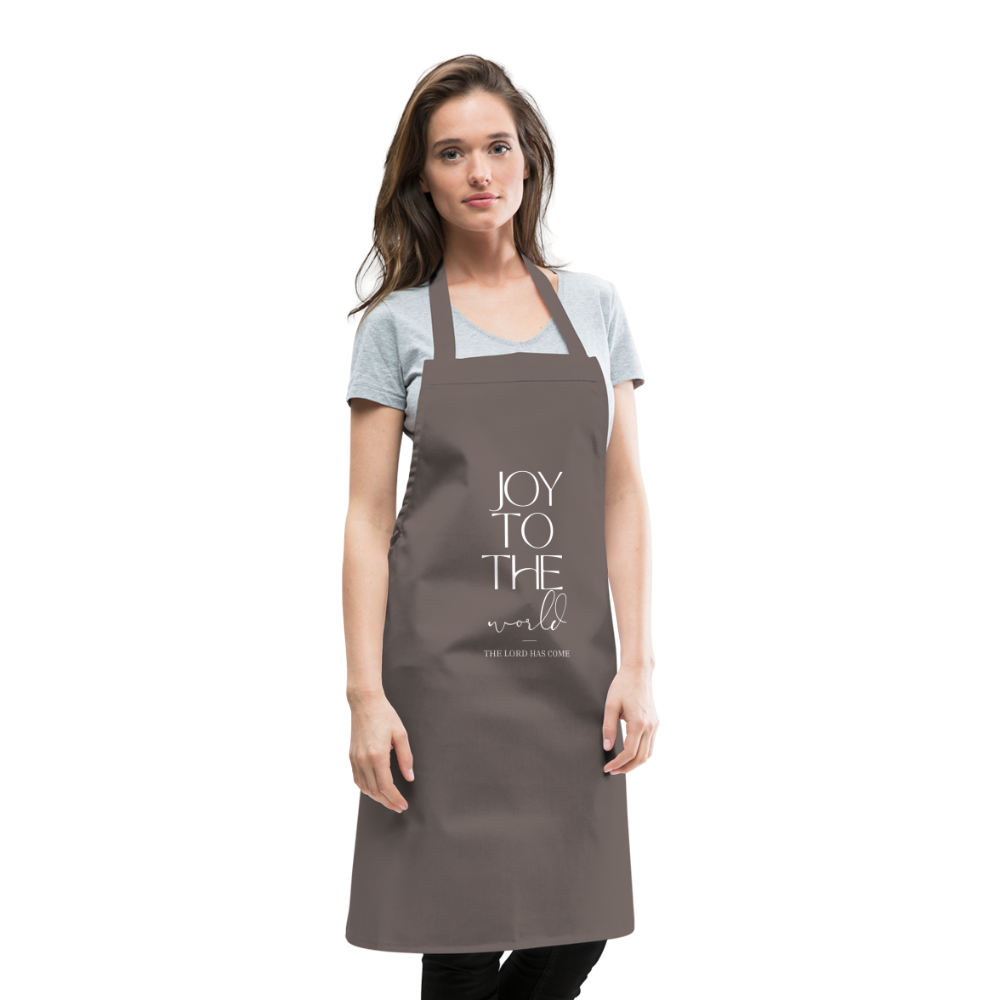 Joy to the world Cooking Apron - grey