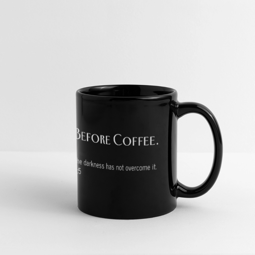 Be the Light.  Panoramic Mug - black