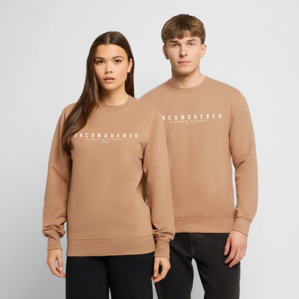 Unconquered Unisex Sweatshirt - mocha