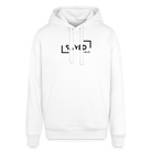 Saved by grace Unisex Organic Hoodie - white